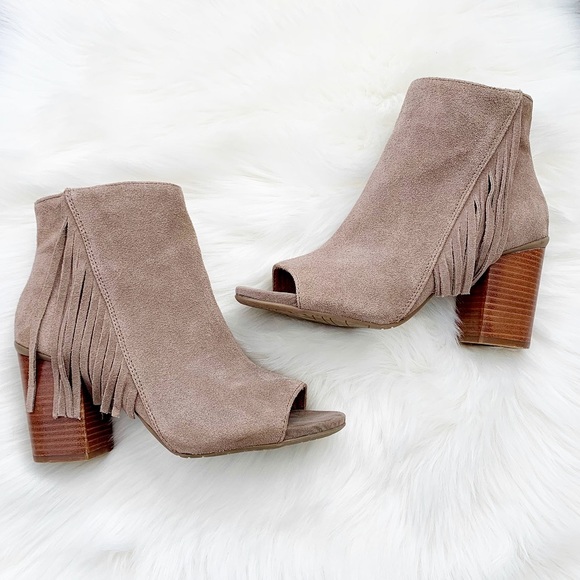 kenneth cole peep toe booties